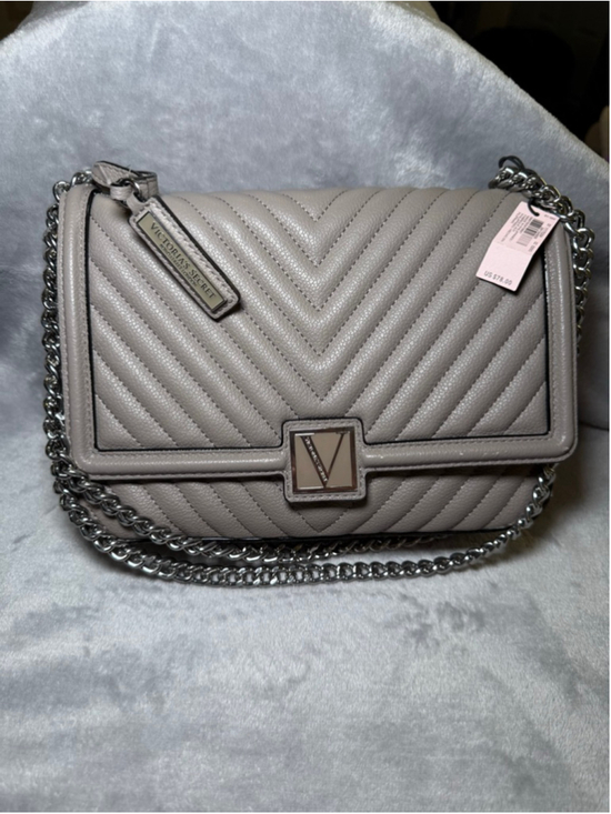 Victoria's Secret Handbags - Women's Victoria's Secret Crossbody Bag One Size Taupe Silver